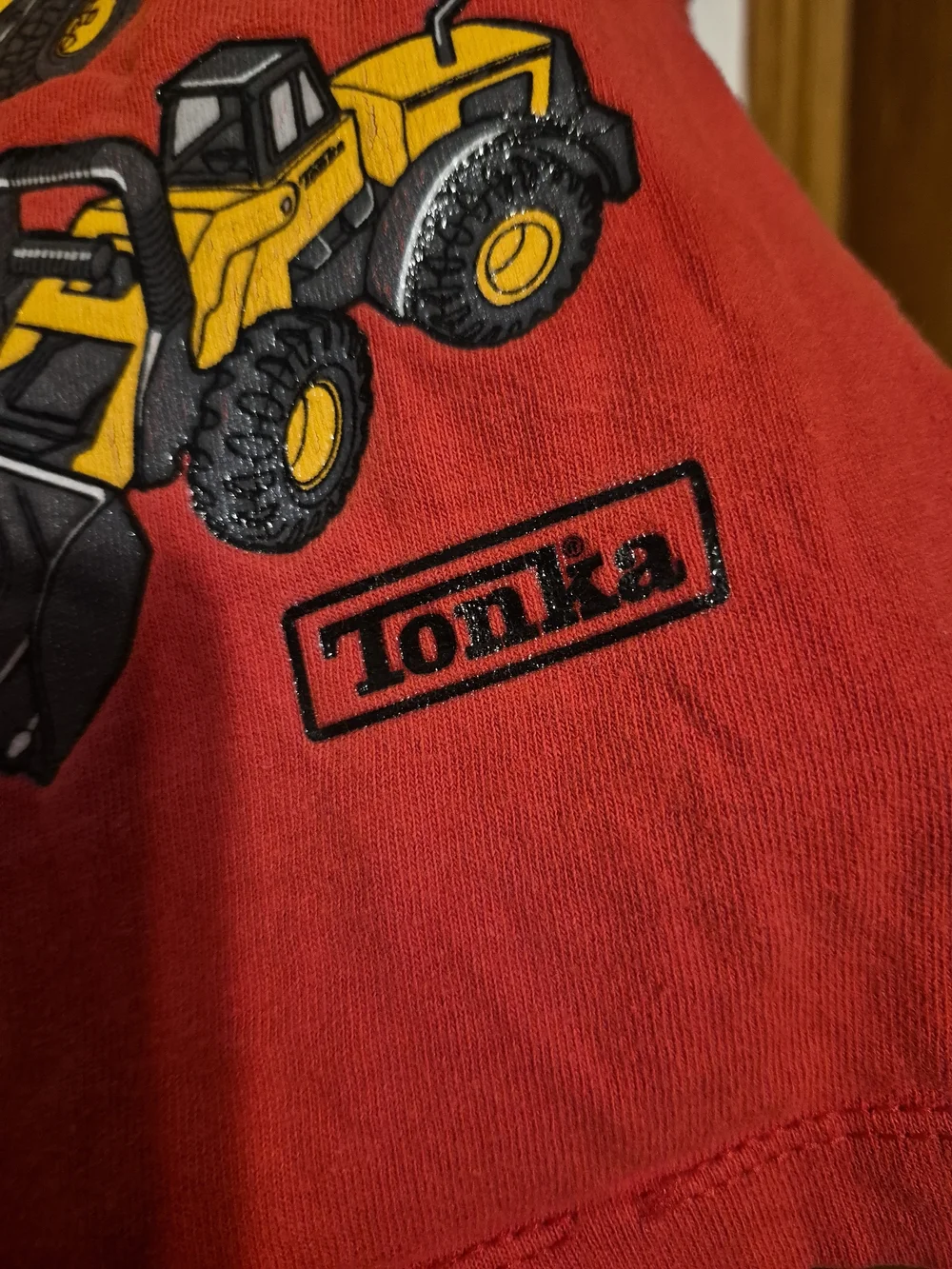 Tonka Kids Red Construction Trucks T-Shirt